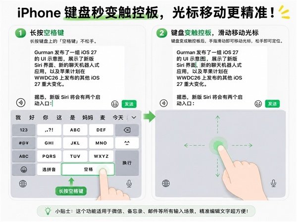 平台配资炒股 iPhone原来还能当触控板 很多人用了几年都不知道